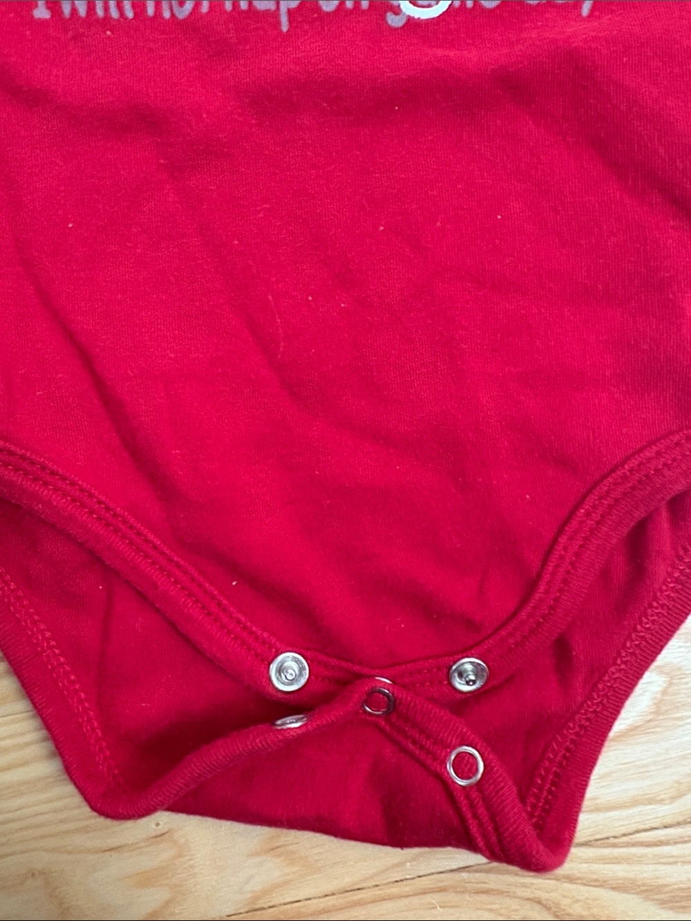 NFL Red 49ers Logo Baby One-Piece Bodysuit Size 3-6m - Picture 4 of 6